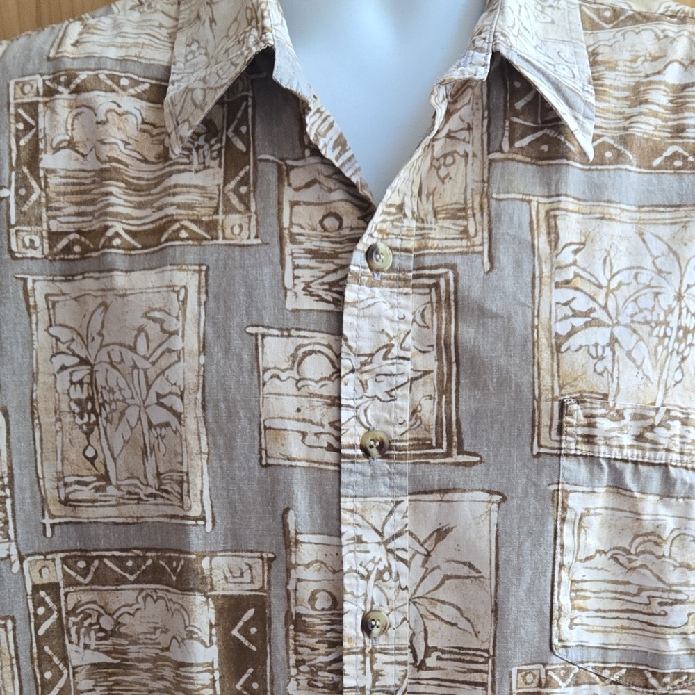 Cooke Street Palm Tree Shirt Cotton XL